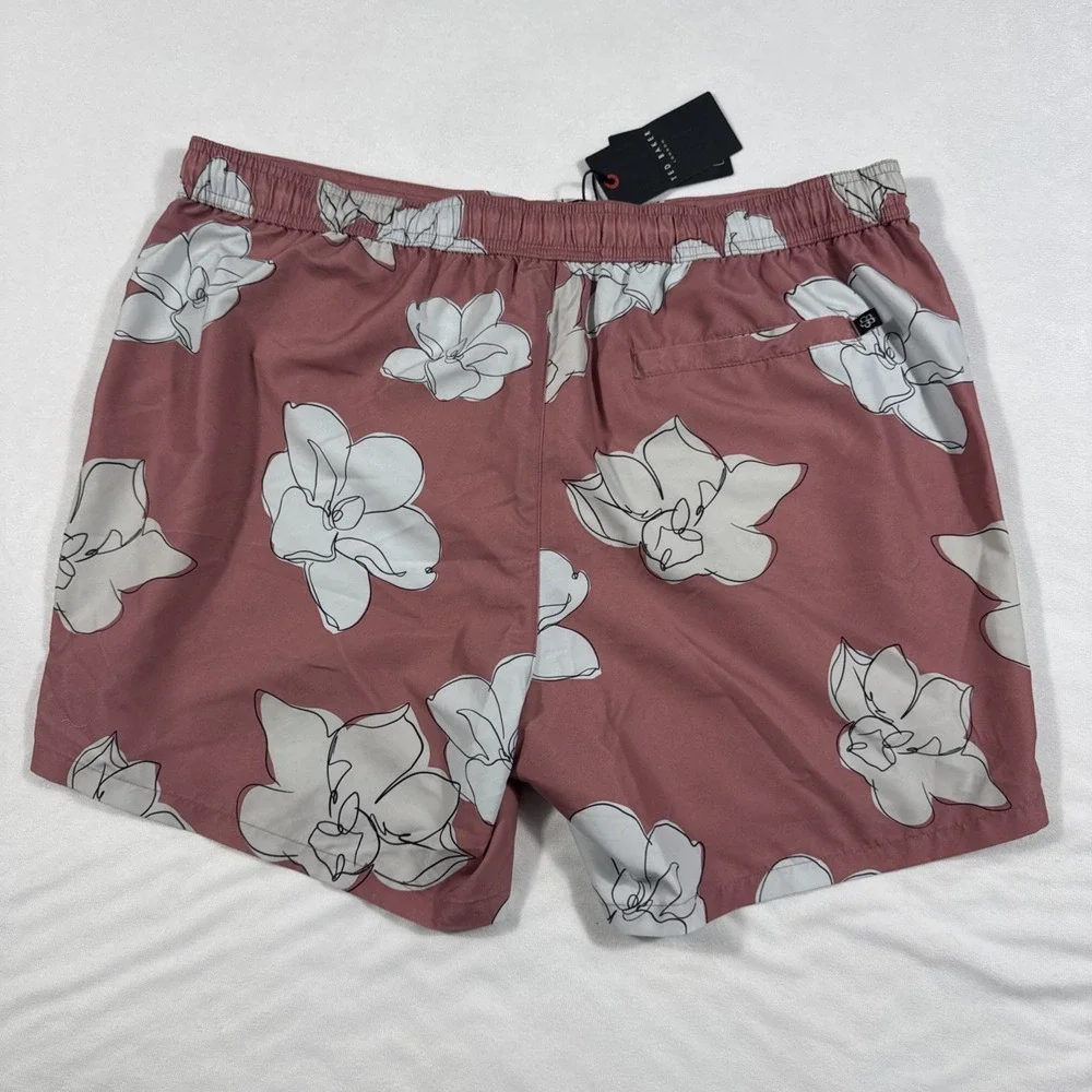 Ted Baker Swim Trunks Men's US Large‎ UK 5 Pink Ampbell Large Scale Floral NWT